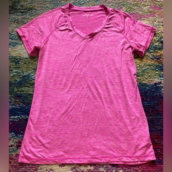 Danskin Pink Exercise Shirt - Picture 1 of 3